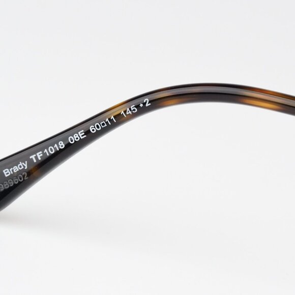 NEW Tom Ford FT1018/S 08E BRADY Anthracite Silver Brown Pilot Unisex Sunglasses - Picture 9 of 11